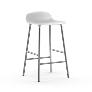 Krzesło Barowe Form Chromowana Podstawa Normann Copenhagen różne warianty  