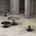 Stolik Kawowy Scala 110 Cm Czarny Dąb Normann Copenhagen