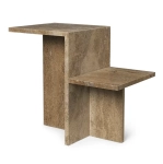 Stolik Pomocniczy Distinct Travertine Brązowy Ferm Living