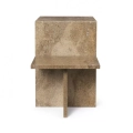 Stolik Pomocniczy Distinct Travertine Brązowy Ferm Living