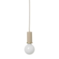 Lampa Wisząca Socket Low Kaszmirowa Ferm Living