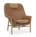 Fotel Drape Wysoki Ultra Leather Dąb Normann Copenhagen