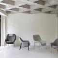 Fotel Drape Wysoki Szary Normann Copenhagen