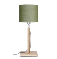 LAMPA STOŁOWA FUJI BAMBUSOWA PODSTAWA, LNIANY ABAŻUR, WIELE KOLORÓW	- IT'S ABOUT ROMI
