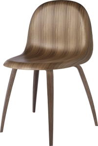 GUBI krzesło 3D SLEDGE WOOD orzech amerykański
