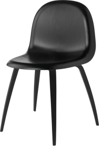 GUBI krzesło 3D SLEDGE WOOD czarny buk