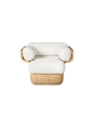 GUBI fotel BASKET LOUNGE CHAIR