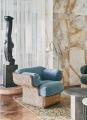 GUBI fotel BASKET LOUNGE CHAIR