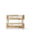 Łóżko pietrowe Mini+ low bunk Wood OAK Oliver Furniture
