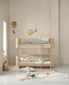 Łóżko pietrowe Mini+ low bunk Wood OAK Oliver Furniture