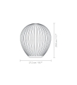 KLOSZ DO LAMP STOJĄCYCH AROUND THE WORLD MEDIUM UMAGE