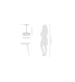 LAMPA Z PIÓR EOS ESTHER MINI średnica 52 cm UMAGE 