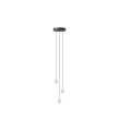 ZAWIESZENIE DO LAMP ROSETTE MINI CLUSTER 3 G4 UMAGE - POTRÓJNE, CZARNE