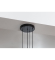 ZAWIESZENIE DO LAMP ROSETTE MINI CLUSTER 5 G4 UMAGE - PIĘĆ PRZEWODÓW, CZARNE