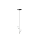 ZAWIESZENIE DO LAMP ROSETTE MINI CLUSTER 5 G4 UMAGE - PIĘĆ PRZEWODÓW, CZARNE