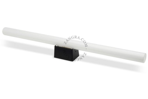 Czarna lampa ścienna lub sufitowa S14d 50 cm 