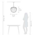 LAMPA SILVIA BLACK UMAGE różne warianty 