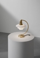 LOUIS POULSEN lampa stołowa PH 2/2 LUNA  mosiądz / szkło opalowe