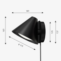 LOUIS POULSEN lampa ścienna KEGLEN różne warianty 