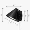 LOUIS POULSEN lampa ścienna KEGLEN różne warianty 
