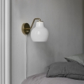 LOUIS POULSEN lampa ścienna VL RING CROWN 1 miedź/ szkło opalowe