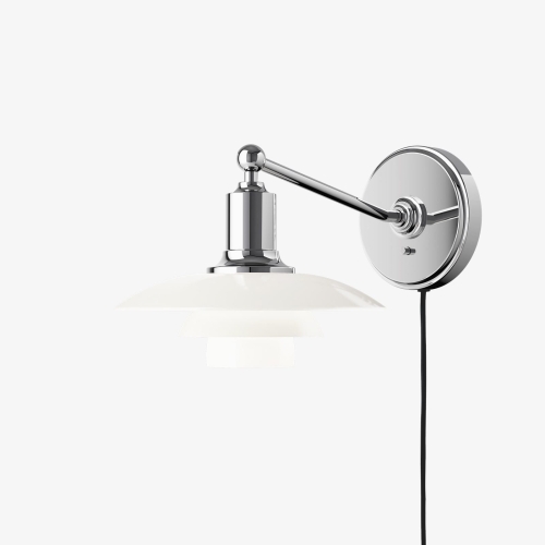 LOUIS POULSEN lampa ścienna PH 2/1 szkło opalowe