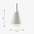 LOUIS POULSEN lampa wisząca ABOVE 25 cm różne warianty