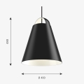 LOUIS POULSEN lampa wisząca ABOVE 40 cm różne warianty
