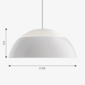 LOUIS POULSEN lampa wisząca AJ ROYAL 50 cm różne warianty 