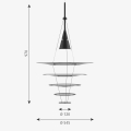 LOUIS POULSEN lampa wisząca ENIGMA 545 różne warianty 