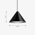 LOUIS POULSEN lampa wisząca KEGLEN 40 cm różne warianty 