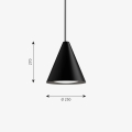 LOUIS POULSEN lampa wisząca KEGLEN 25 cm różne warianty 
