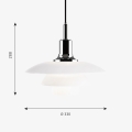 LOUIS POULSEN lampa wisząca PH 3½-3 różne warianty