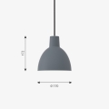 LOUIS POULSEN lampa wisząca TOLDBOD 17 cm różne warianty