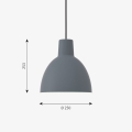 LOUIS POULSEN lampa wisząca TOLDBOD 25 cm różne warianty
