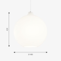 LOUIS POULSEN lampa wisząca WOHLERT szkło opalowe różne warianty