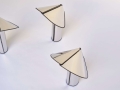 Chiara T Lampa Stołowa Aluminium/Anthracite  Flos