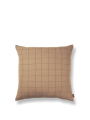 Poduszka Grid 50x50cm Brown Cotton Ferm Living 