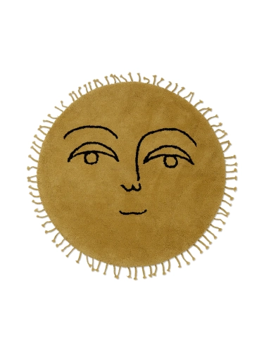 FERM LIVING dywan Żółty SUN duży 