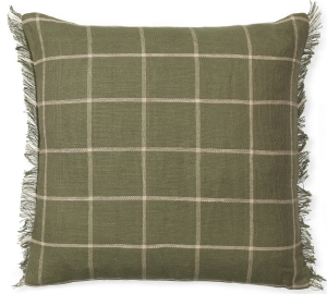 Poszewka na poduszkę Calm 50 x 50 cm oliwkowa Ferm Living 