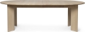 Stół Bevel rozkładany x 2 White Oiled Beech Ø117-217cm  Ferm Living