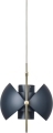 Lampa wisząca MULTI-LITE mosiądz/granatowa Ø 32 cm Gubi