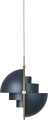 Lampa wisząca MULTI-LITE mosiądz/granatowa Ø 32 cm Gubi
