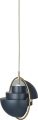 Lampa wisząca MULTI-LITE mosiądz/granatowa Ø 25,5 cm Gubi 