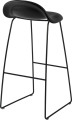 Stołek barowy 3D SLEDGE 75 tapicerowany przód Gubi 