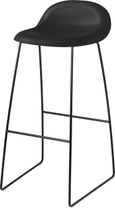 Stołek barowy 3D SLEDGE 75 tapicerowany przód Gubi 