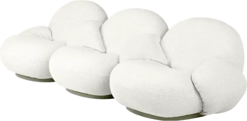 Sofa ogrodowa PACHA trzyczęściowa z podłokietnikami i podłokietnikiem wewnętrznym GUBI