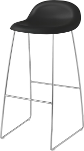 Stołek barowy 3D SLEDGE 75 chrom Gubi  