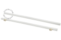 Minimalistyczna lampa Zangra  Tuba opal glass LED 100cm