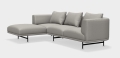 Chimney Sofa - Vipp632 / 3 Pers Chaiselong H:70 cm Vipp różne warianty 
